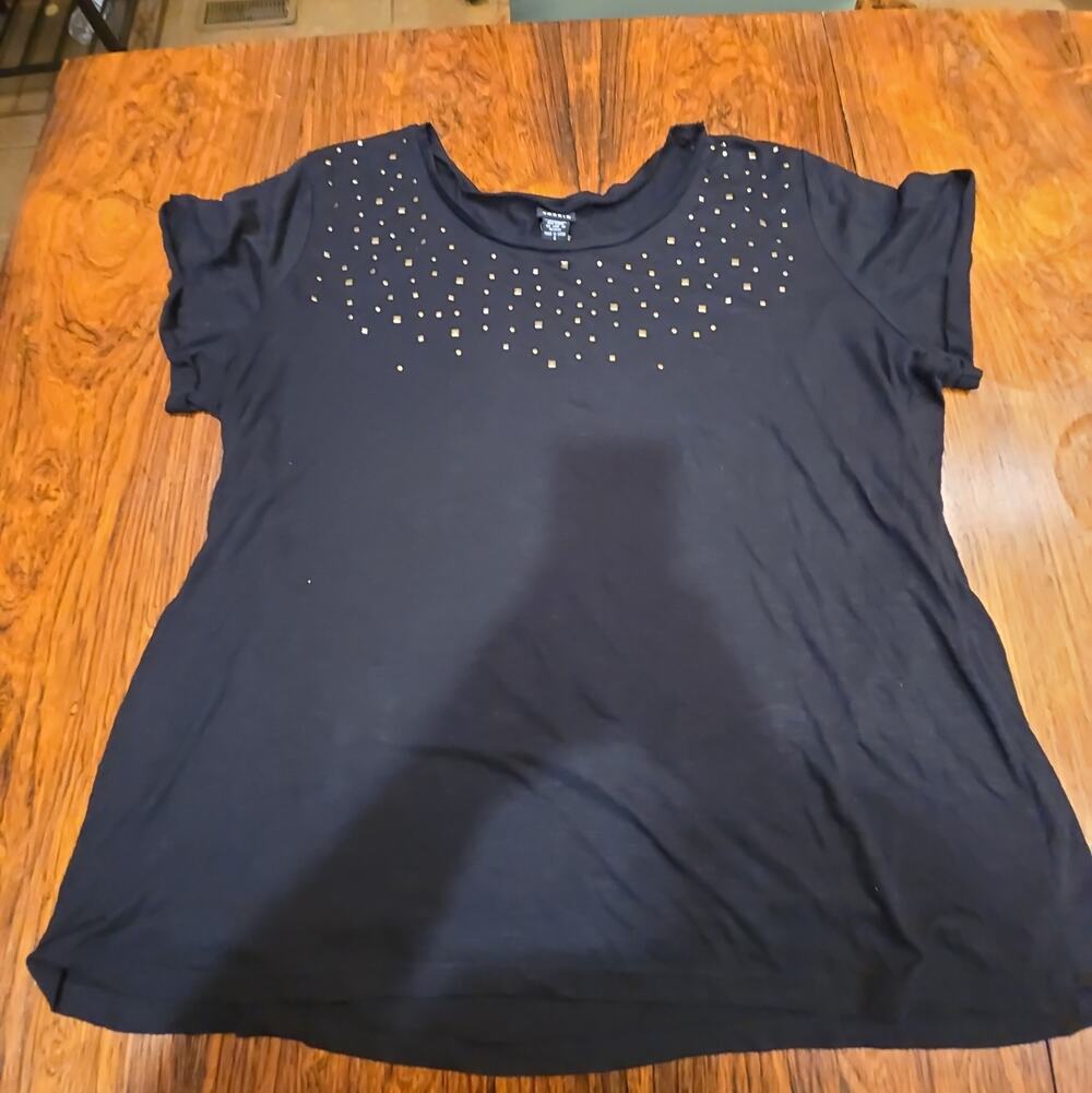 TORRID Womens TOP Short Sleeve BLACK Size 4